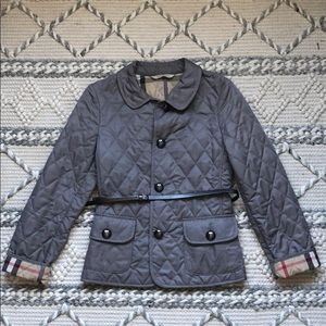 Burberry Quilted Jacket with belt XS